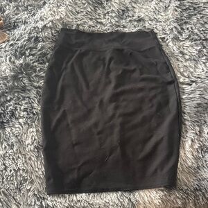 Hybrid & Company Black Pencil Skirt stretch waist band